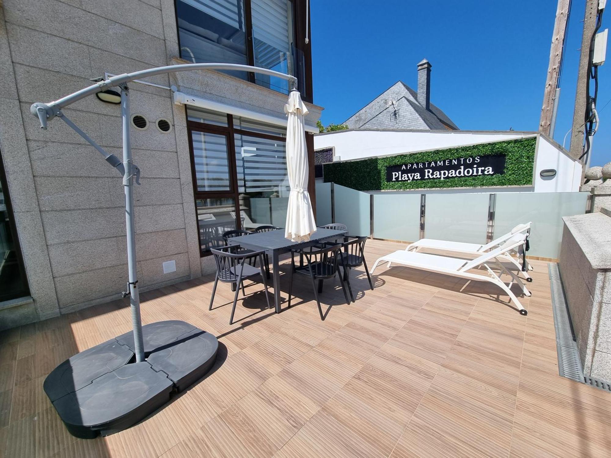 Foz Playa Rapadoira - Bajos Con Terrazaアパートメント エクステリア 写真