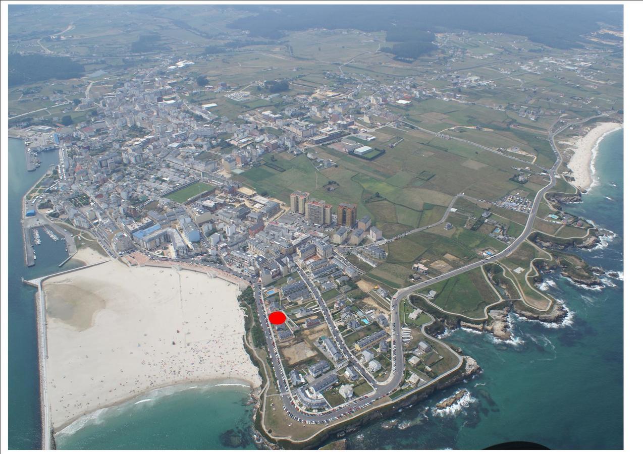 Foz Playa Rapadoira - Bajos Con Terrazaアパートメント エクステリア 写真